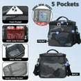 thumbnail image 5 of FammartInsulated Lunch Bag for Adult/Women/Men, Reusable Lunch Box Cooler Soft Leakproof Tote, Thermal Meal Prep Lunch Pail with Adjustable Shoulder Strap for Picnic/School/Travel/Office,BlackCamo, 5 of 7