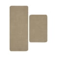 thumbnail image 3 of Beverly Rug Non-Slip Machine Washable 2PC Set Beige Indoor Area Rugs, 3 of 7