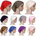 thumbnail image 2 of SPRING PARK Muslim Women's Hijab Underscarf Stretchable Soft Short Head Scarf Bonnet Cap Head Wear, 2 of 3