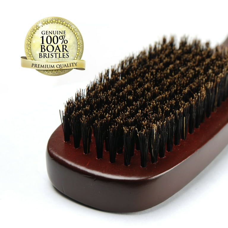 WavEnforcer Wave Brush, 100% Pure Boar Bristles, Wooden Handle for