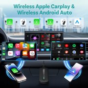 OttoExpress Play2video Ultra Wireless CarPlay Android Auto Adapter Car TV Box for OEM Wired CarPlay Car