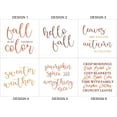 thumbnail image 2 of Minimalist Fall Phrases Signs, Pumpkin Spice, Fall Colors, Hello Fall Sign, Sweater Weather Sign, Autumn Phrases Signs, Fall Puns, 2 of 3