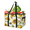 Multicolor 2, variant on CURLYOOT Sunflower Reusable Grocery Bag, Large Foldable Grocery Totes Shopping Bag for Groceries, Yellow Sunflower Floral Bee Shopping Bags with Handles for Kitchen Trunk Picnic