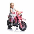 thumbnail image 5 of Blazin' Wheels 6 Volt Pink Dirt Bike Battery Powered Ride-On for Kids, 5 of 6