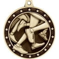 thumbnail image 2 of Running Medals, 2" Gold Diecast Running Medal Award 100 Pack, 2 of 3