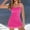 Pink, variant on Womens Vintage Two Piece Swimsuits Fashion Summer Swimdress Push Up Swimwear Ladies Bathing Suits