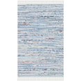 thumbnail image 1 of Safavieh Rag Rug Light Blue Contemporary Rug - 5' x 7', 1 of 1