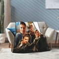 thumbnail image 6 of Jeremy Renner Blanket Flannel Soft Throw Blankets for Bedroom Livingroom Sofa Home 60""X50"", Black, 6 of 6