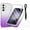 Purple, variant on Allytechgroup for Samsung Galaxy S25 Case with Lanyard, Gradient Color Dual-Layer Anti-Yellowing TPU Cover Anti-Scratch Clear Shockproof Phone Case for Samsung Galaxy S25,Blue