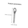 thumbnail image 5 of 5 Pcs Eye Screw Eye Hook Screws Expansion Eye Nut Brick Hooks Eye Bolts with Nuts Brick Anchors Shoulder Eye Bolts Anchor Bolts Stainless Steel Eye Nut Wall Hook Rings to Rotate, 5 of 5