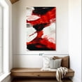 thumbnail image 2 of Elephant Stock Red Abstract Wall Art - Vertical Canvas Wall Art - Living Room Wall Decor - Abstract Canvas - Red And Brown Decor - 32" x 48", 2 of 8