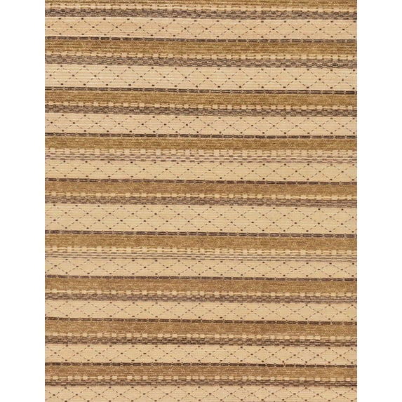 Ahgly Company Machine Washable Indoor Rectangle Abstract Chocolate Brown Area Rugs, 5' x 7'