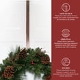 thumbnail image 6 of Haute Decor Adjustable Metal Wreath Hanger, Oil-Rubbed Bronze 2-PACK, 6 of 7