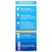 Nix Complete Lice Treatment Kit, Lice Treatment for Hair, Lice Spray for Home, Lice Comb