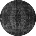 thumbnail image 1 of Ahgly Company Indoor Round Persian Gray Traditional Area Rugs, 3' Round, 1 of 1