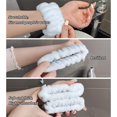 thumbnail image 4 of 8 Pcs Wrist Spa Washband, Microfiber Absorbent Wrist Towels Band Adjustable Wristbands Wrist Sweatband for Women Girls Washing Face Prevent Liquid Spillage (White+Pink+Grey+Light Pink), 4 of 5
