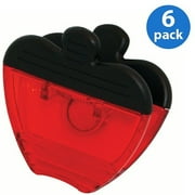 (6 pack) (6 Pack) Ashley, ASH10230, Apple Magnet Clip, 1 Each, Red