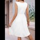 thumbnail image 4 of Vestidos de Verano para Mujer, Sin Mangas, Informales, Holgados, con Botones y Bolsillos XXL, 4 of 9