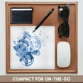 thumbnail image 4 of 3dRose, Pretty Blue Flower Design On A Contemporary Background, MousePad, 4 of 7
