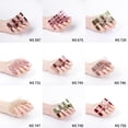 thumbnail image 2 of Christmas Semi Gel Nail Strips Patch Sliders Waterproof Color Adhesive 2024, 2 of 8