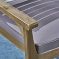 thumbnail image 3 of Noble House Casa 5 Piece Wooden Square Patio Dining Set in Gray, 3 of 6
