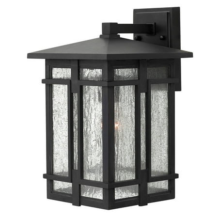 Hinkley Outdoor Mount - Tucker 1-Light Outdoor Wall Mount in Museum Black