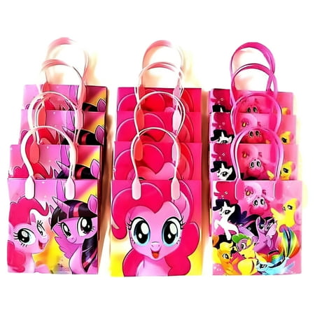 12PCS Hasbro My Little Pony Goodie Party Favor Gift Birthday Loot Bags