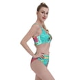thumbnail image 4 of Kdxio Cartoon Map Of Europe for Womens High Waisted Bikini Top Sports Style Two Piece Bathing Suits, 4 of 7