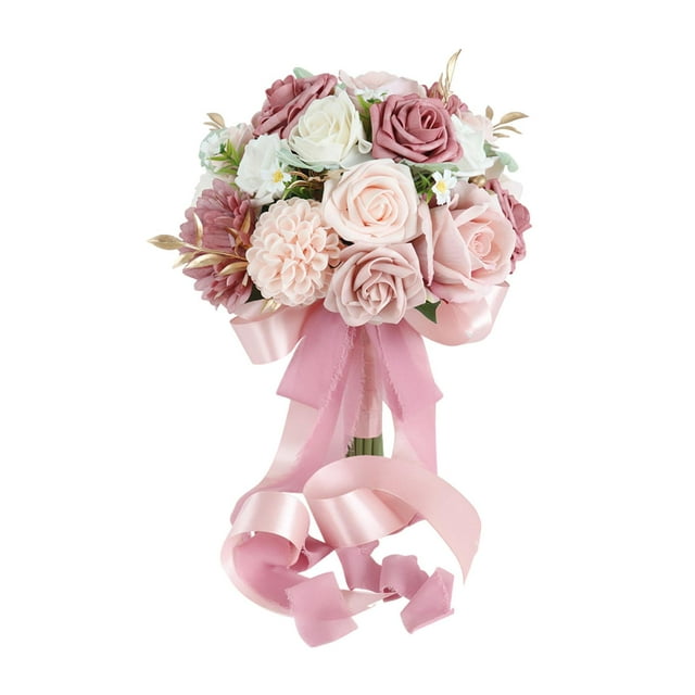Ramo de rosas para boda, ramo de novia, ramo romántico para , novia sosteniendo ramo para bodas, centros de mesa, , aniversario