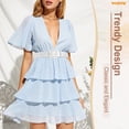 thumbnail image 2 of WHIPPY Women Leather Belt for Jeans Dresses Ladies Leather Belts with Square Buckle, 2 of 5