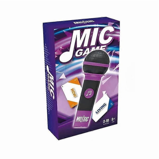 Grab The Mic Karaoke Game, Hilarious Board Game for Kids & Adults, Perfect for Parties & Birthdays