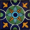 2x2 Romini Talavera Mexican Tile, Set of 36 pcs