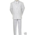 thumbnail image 3 of Altotux BOY WEDDING  COMMUNION BAPTISM FORMAL TUXEDO SUIT WHITE S M L XL 2T-20, 3 of 9
