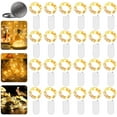 thumbnail image 1 of Guirnalda de Luces LED - 3 m 30 LED Cable de Cobre con Pilas Luces de Hadas Impermeables para Fiestas de Bodas Navideñas Decoraciones Interiores y Exteriores de Bricolaje, Blanco Cálido, Paquete de 8, 1 of 6