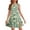 Green, variant on TQWQT Beige Dresses for Girls Cute Floral Print Skater Dress Kids Crew Neck Size 10-12 Girls Sundress Tween Girls Clothes Sleeveless Beige 140