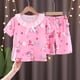 thumbnail image 1 of Frozen Elsa Summer Girls Pijamas Ropa de manga corta para niños Fragancia pequeña Small Middle Big Children Baby Homewear Set10 105-115CM Gao Jinjia LED, 1 of 2