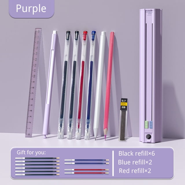 Writing Stationary,Box Pen Stationery Set With And With And Pencil And Pencil And Pencil And Pen Stationery Box Set Huiop Pencil Cute Pen 10 Refills Buzhi Eryue Stationary