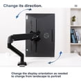 thumbnail image 4 of JUNBOMAOYI Monitor Arm/Mount VESA Bracket Adapter Compatible with HP All-in-One PC (ProOne 400 G6) 100 * 100mm 75 * 75mm black, 4 of 7