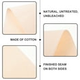 thumbnail image 4 of LABSERRON Natural Cotton Cloth for Bread Baking Light Brown Fermented Dough Proofing Mat, 4 of 11