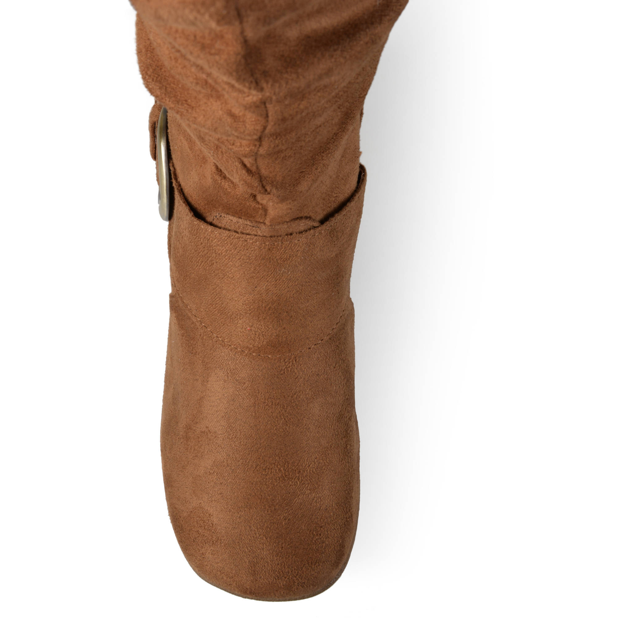 Brinley Co. Women's Buckle Accent Slouchy Mid-Calf Boots - image 4 of 9