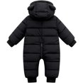 thumbnail image 2 of Ficarrico Bebé Niños Niñas Invierno Traje De Nieve Caliente Abajo Mono A Prueba De Viento Puffer Mameluco, 2 of 4