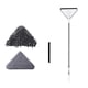 thumbnail image 2 of Xihbxyly Trapeador de 25 Cm, Rotación de 360°, Multifunción para Suelos, Paredes y Techos, Limpieza de Alta Eficiencia, Paño de Nanofibras, Uso En Seco y Húmedo, Cabezal Triangular, Cambio de Paño Fá, 2 of 7