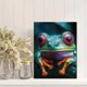 thumbnail image 2 of Qisvanset Framed Canvas Wall Art 12x16 Inch Tropical Tree Frog Home Portrait Wall Decor, 2 of 5