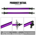 thumbnail image 4 of Unique Bargains 2pcs 150mm 5.91' Car Splitter Support Rods Adjustable Front Rear Bumper Lip Splitter Strut Rod Tie Support Bars Black, 4 of 7