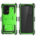 thumbnail image 4 of For Motorola Moto G Stylus 5G 2024 Case, Takfox Heavy Duty Rugged Defender Full Body Protection Phone Case Cover with Swivel Belt Clip Holster & Built in Screen Protector - Green, 4 of 8