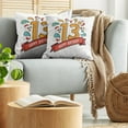 thumbnail image 5 of Ambesonne Modern Throw Pillow Cover 2 Pack, Line 13 Year, 24", Multicolor, 5 of 5