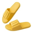 thumbnail image 3 of Slippers for Women,Men And Women Shoes Indoor And Outdoor Home Slippers Fashion Cartoon Lightweight Sandals,Womens Slippers,Yellow,7, 3 of 5