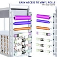 thumbnail image 7 of Danolapsi Craft Organizers and Storage Cart Compatible with Cricut Machine, Crafting Table with Wheels, Rolling Craft Storage Cart with 47 Vinyl Roll Holders for Crafting Room Home, 7 of 7
