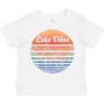 thumbnail image 3 of Inktastic Lake Vibes Distressed Retro Sunset Boys or Girls Toddler T-Shirt, 3 of 5