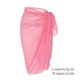thumbnail image 2 of Yuarrent Pareo para mujer, traje de baño envolvente, estilo largo, accesorios de playa, ropa deportiva ligera de secado rápido, accesorio para Traje de baño rosado Yuarrent OD017125-11, 2 of 4